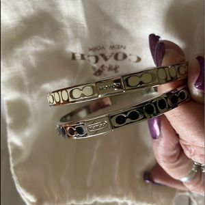 Signature Coach Bangle bracelets. SOLD
